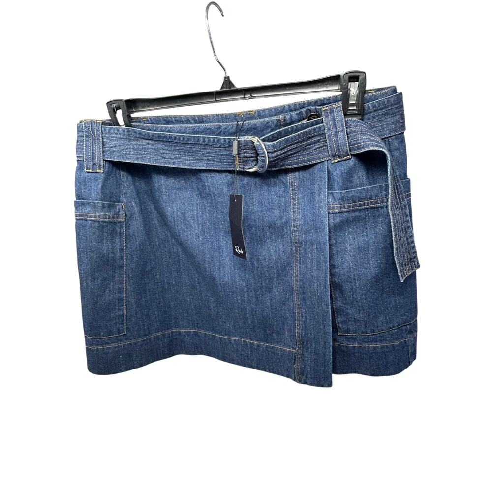 NWT Rails Raw Denim Deanna Skirt Size XXL
